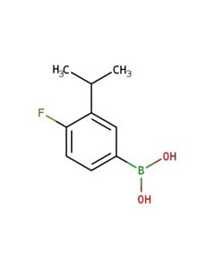 Astatech (4-FLUORO-3-ISOPROPYLPHENYL)BORONIC ACID; 1G; Purity 95%; MDL-MFCD30489011
